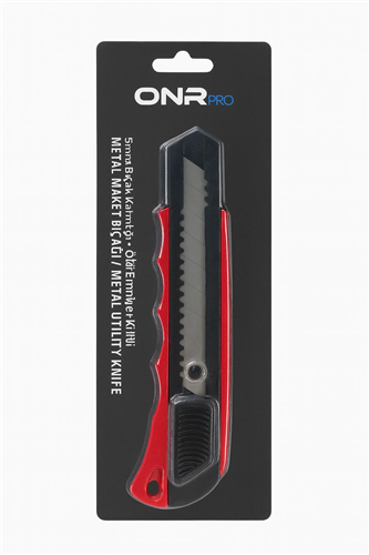 ONR PROFOSYONEL METAL MAKET BIÇAĞI BLİSTERLİ